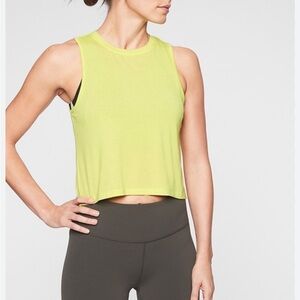 Neon Yellow Sleeveless Top